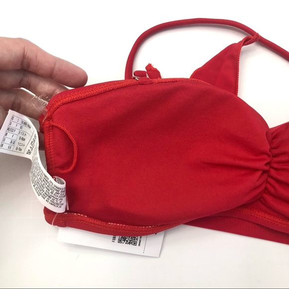 Forever 21 Red Bikini Top Size S - Picture 9 of 13